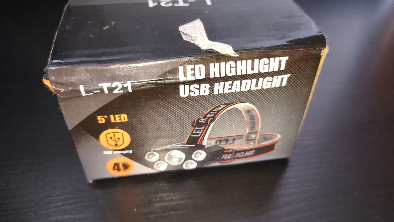 LED HIGHLIGHT/USB HEADLIGHT L-T 21 - Foto 3