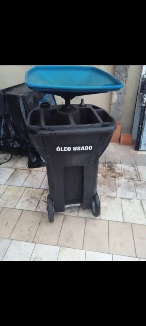 Coletor de óleo automotivo 100 litros 