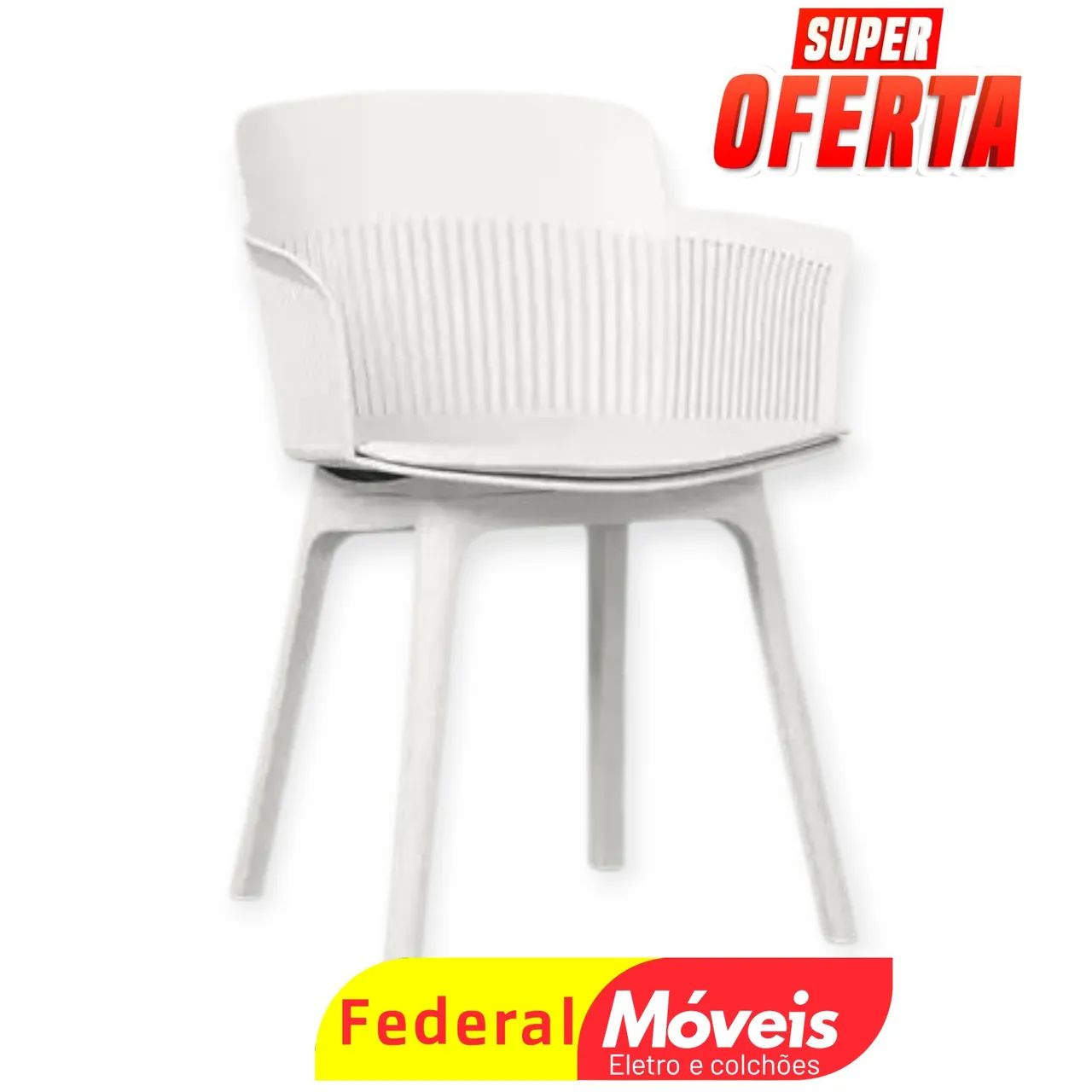 Cadeira Simples - NOVA - Prática, resistente e perfeita para qualquer ambiente - Foto 2