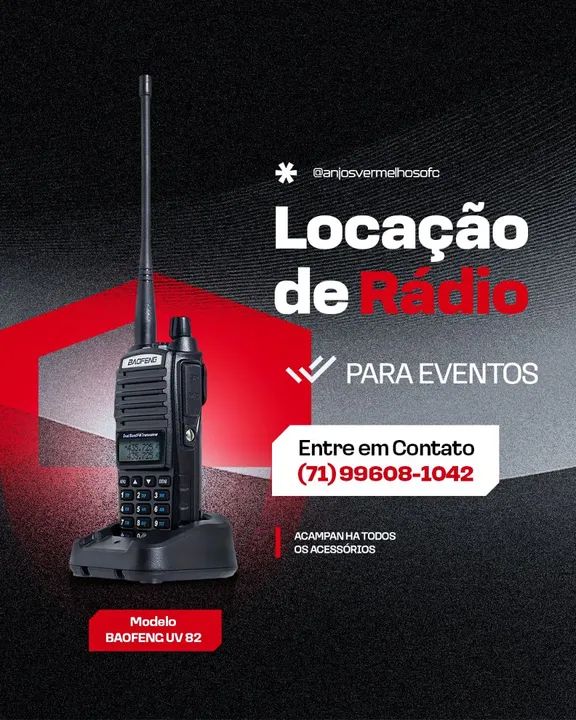 LOCAÇÃO DE RADIO COMUNICADOR 