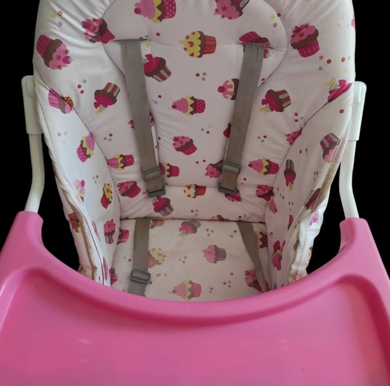 Cadeira Infantil Rosa com Bandeja - Foto 2