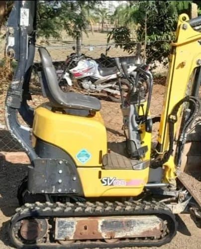 Mini escavadeira Yanmar SV08, 5 conchas  - Foto 3