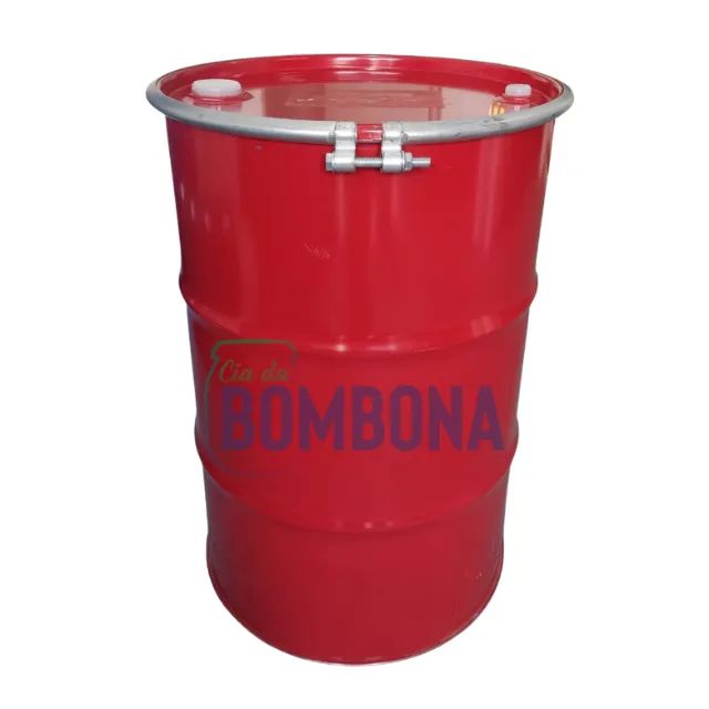 Tambor Metálico Top de Linha Vermelho 200 litros Ferro (Tambores/Tonel/Bombona) - Foto 2