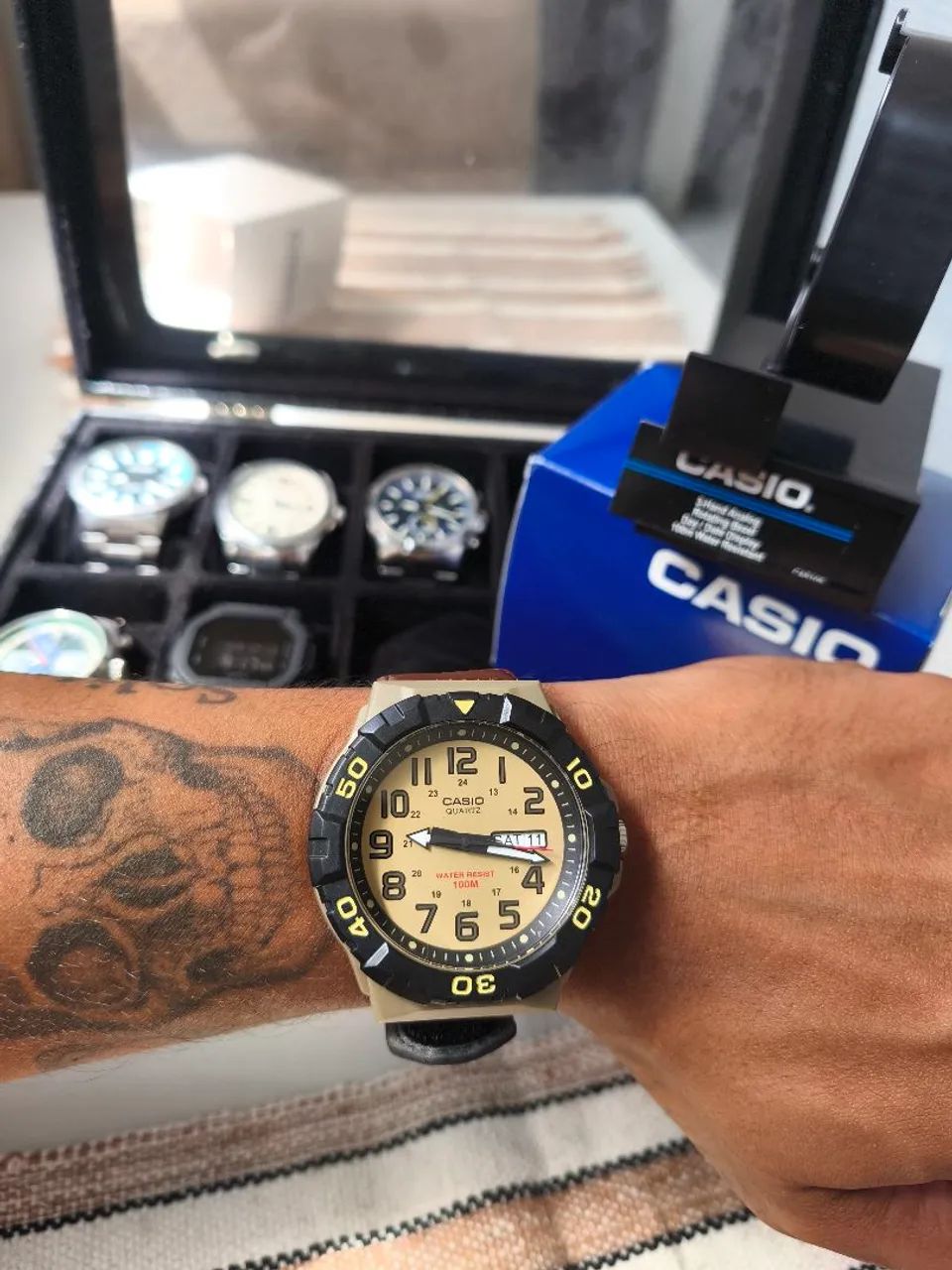 Relógio Casio 5474 com Pulseira de Velcro  - Foto 2