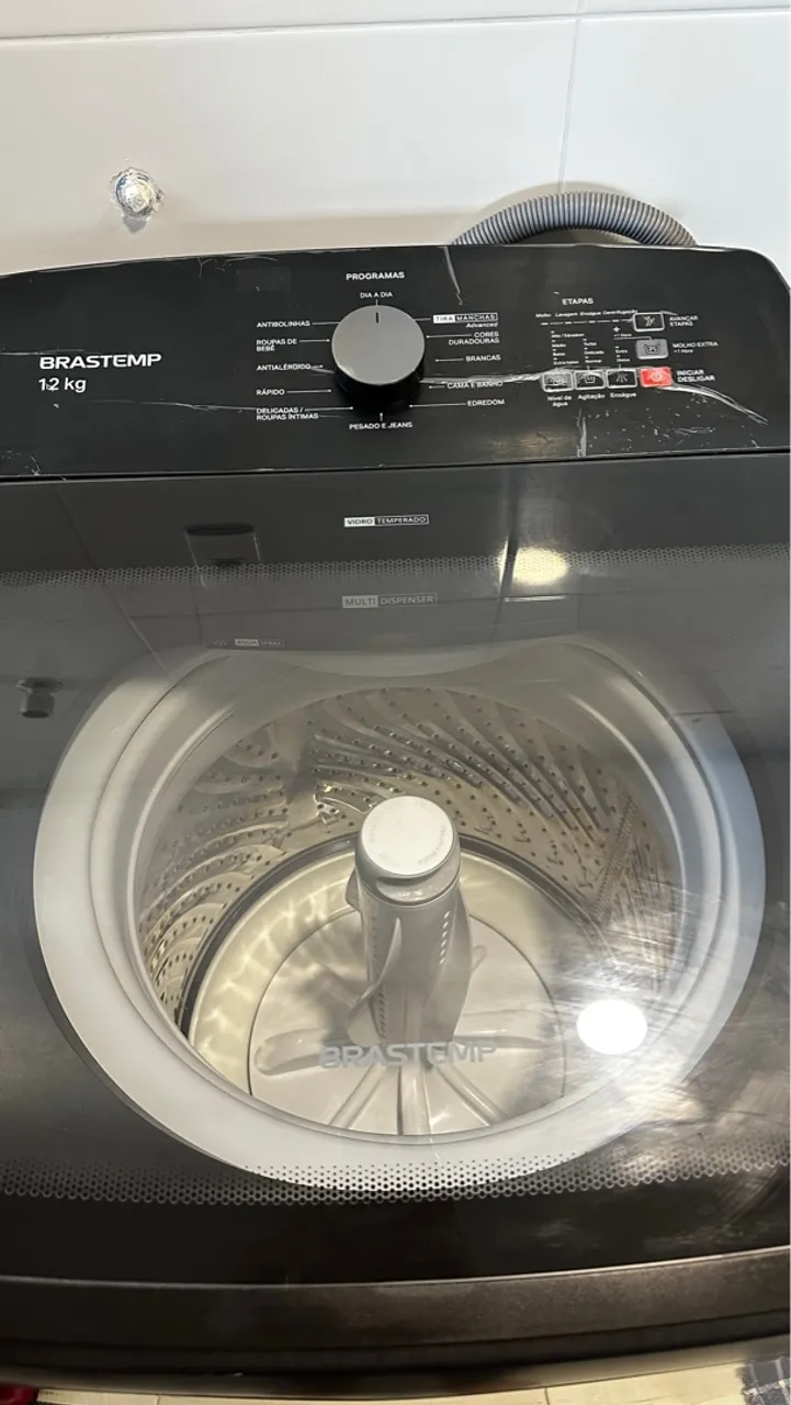 Lavadora BRASTEMP 12kg Titânio