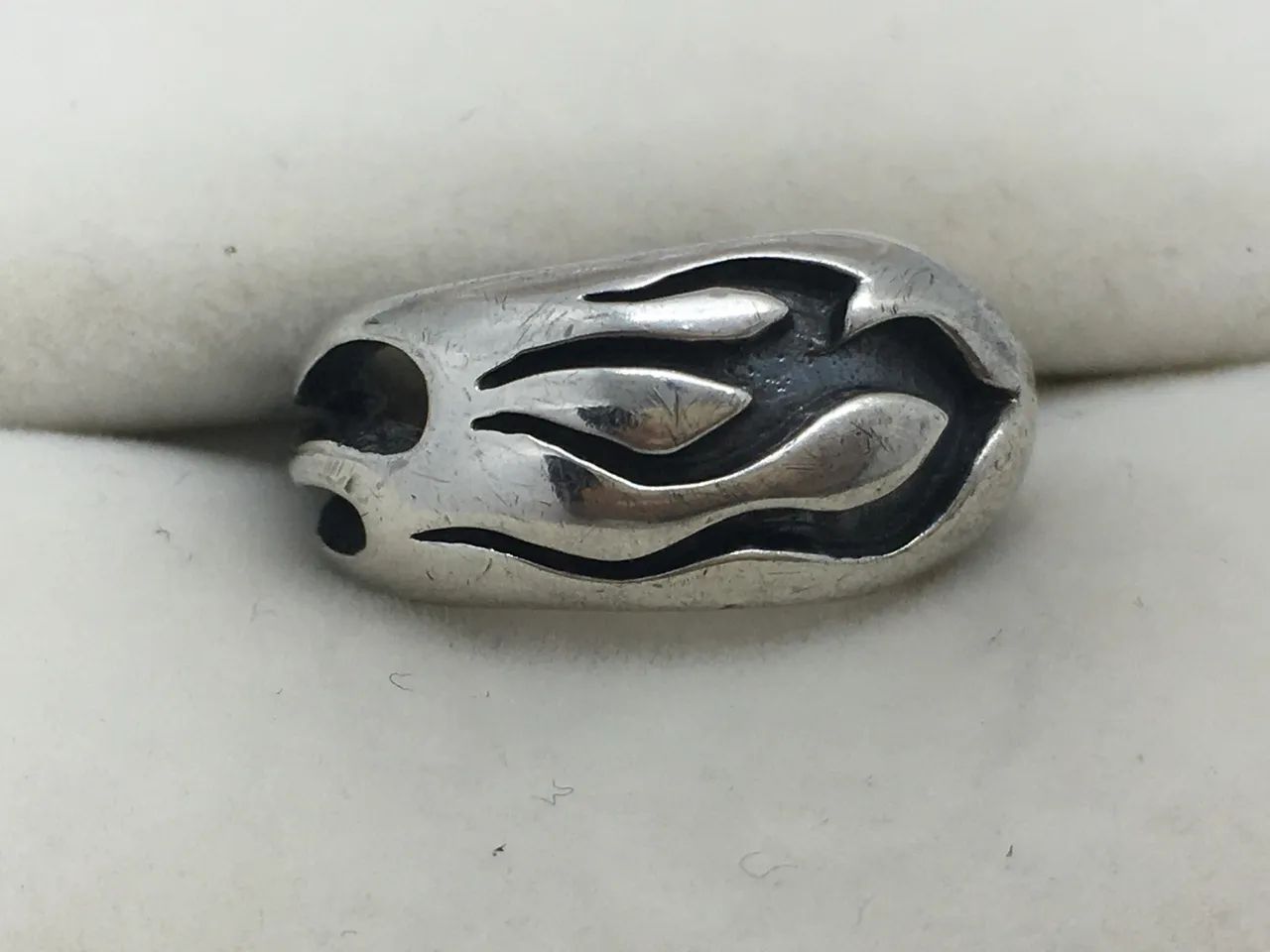 Anel de prata 925 com design tribal moderno