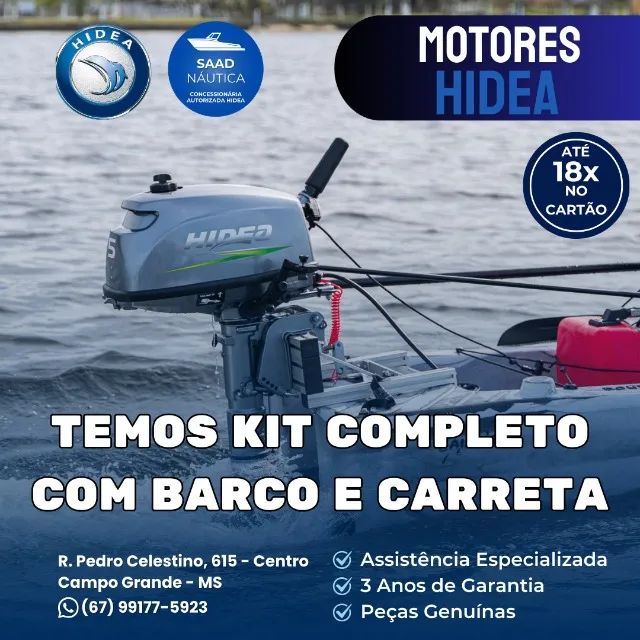 Motor de Popa Kit Barco + Carreta + Motor de Popa de 15 - 24.900 PRA VENDER - Foto 3