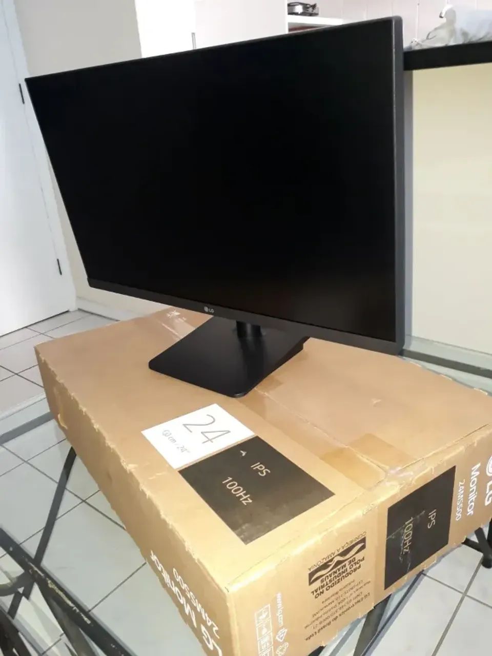 Monitor PC Gamer LG 24MS500 24 Polegadas IPS 100Hz Full HD HDMI 2x64312624009473121