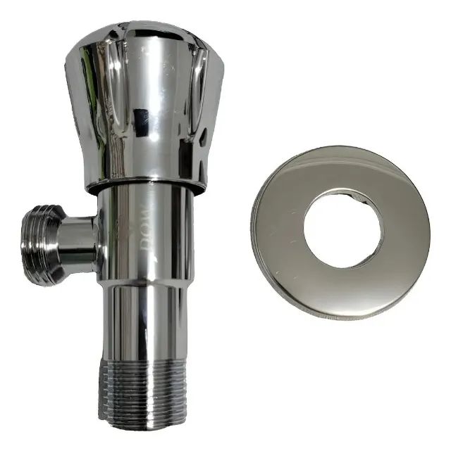 10 unidades Registro Válvula Ducha Higiênica Metal 1/4 Volta 1/2