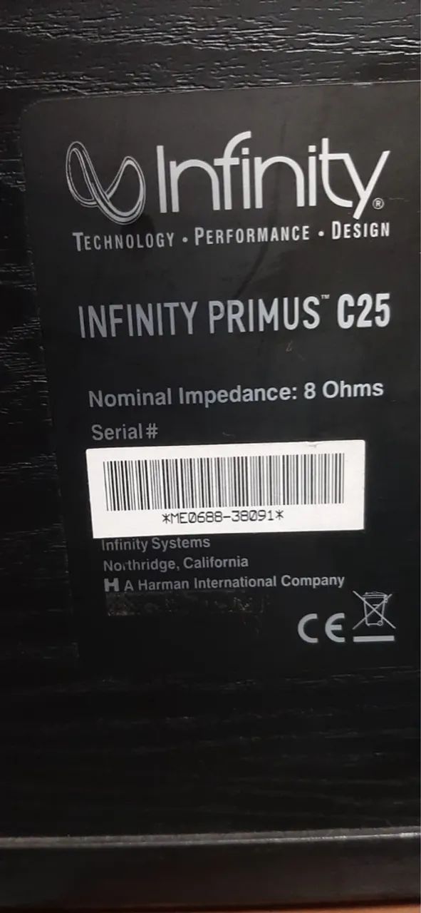 CAIXA ACÚSTICA CENTRAL INFINITY  PRIMUS  150w - Foto 3