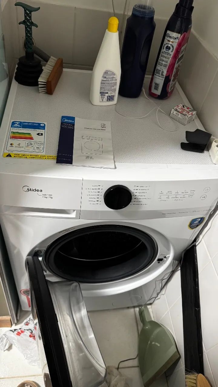 Maquina lava e seca roupas Midea 127v 11kg seminova