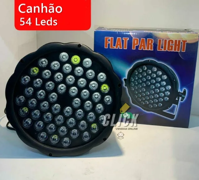 Canhão 18 Led RGB entregamos e aceitamos cartões