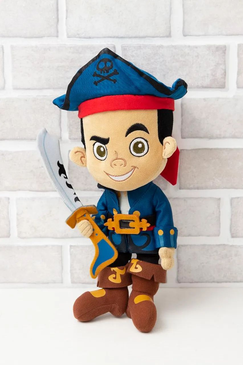 Boneco de pelúcia jake pirata original disney