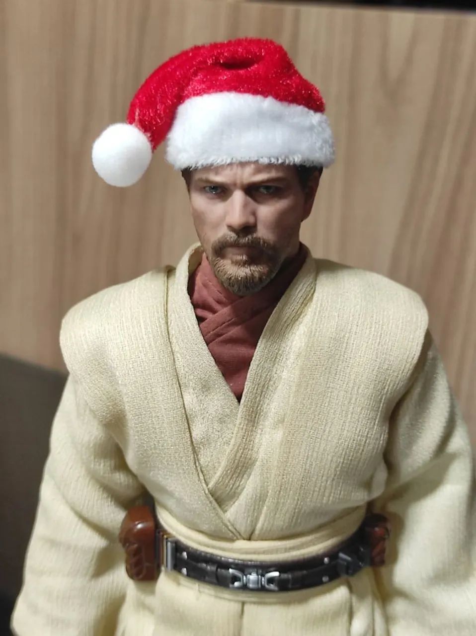 Chapéu Papai Noel Miniatura escala 1/6 hot toys para figuras 1/6 - Foto 3