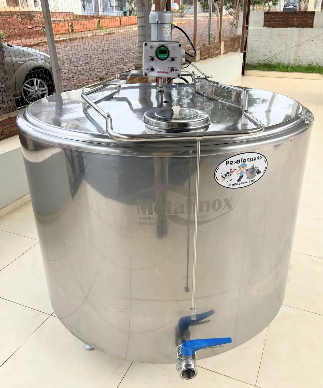 Tanque Resfriador 500 Litros de Leite Água 