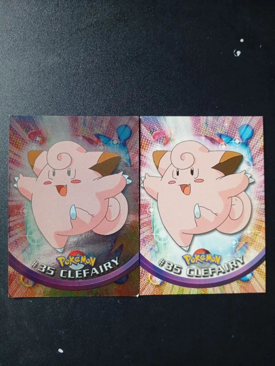 CARTA POKEMON CLEFAIRY NORMAL E FOIL TOPPS CARD