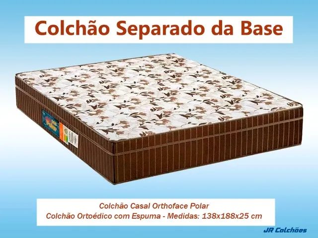Cama Box Casal, Grátis 2 Travesseiros - Foto 3
