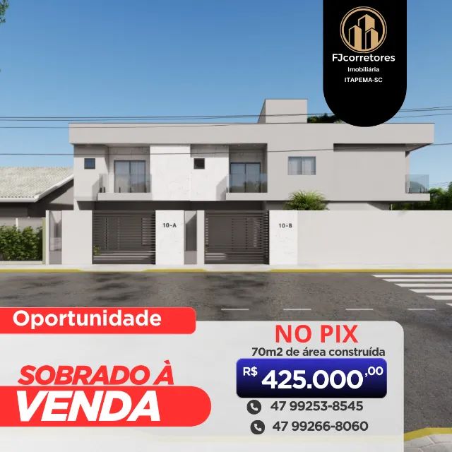 Sobrado em Itapema para você. ( abaixou para veder)