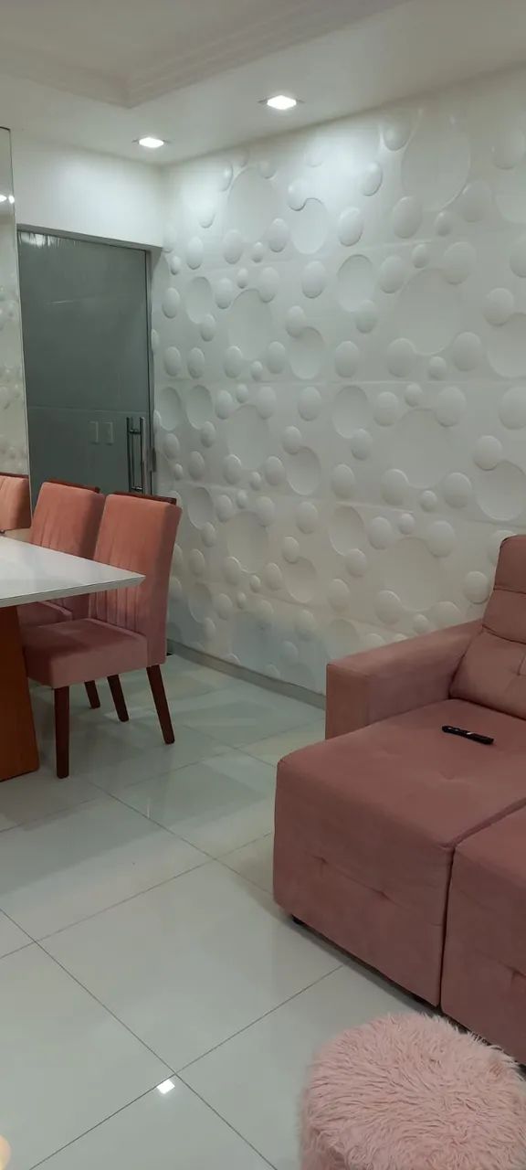 Vendo lindo apartamento 100% mobiliado, de 2 quartos no cond.  Total Ville  Vida Nova, bai - Foto 3