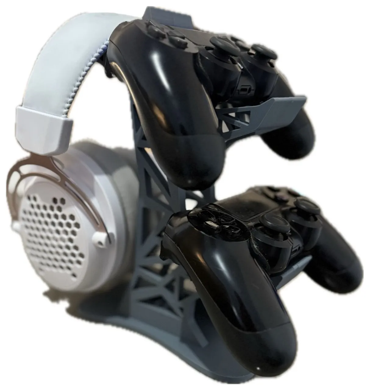 Suporte para fone e controles - Organização Gamer!