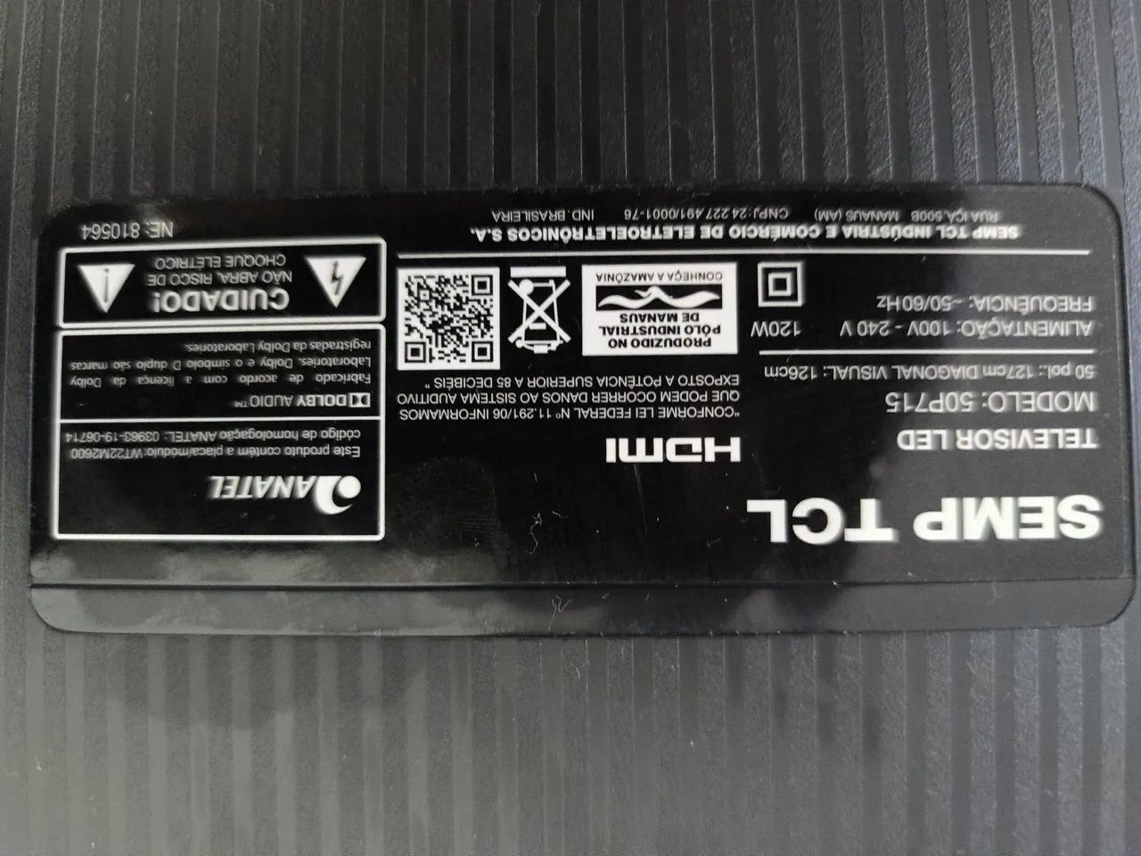 TCL 50 polegadas - Sem Imagem - Foto 3