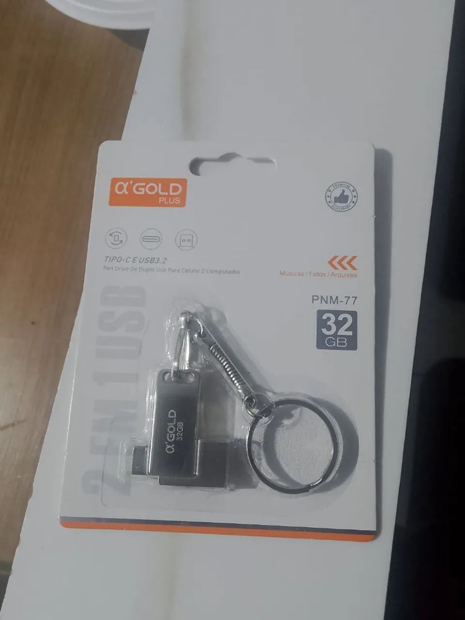 PenDrive de 32GB, para sair rápido