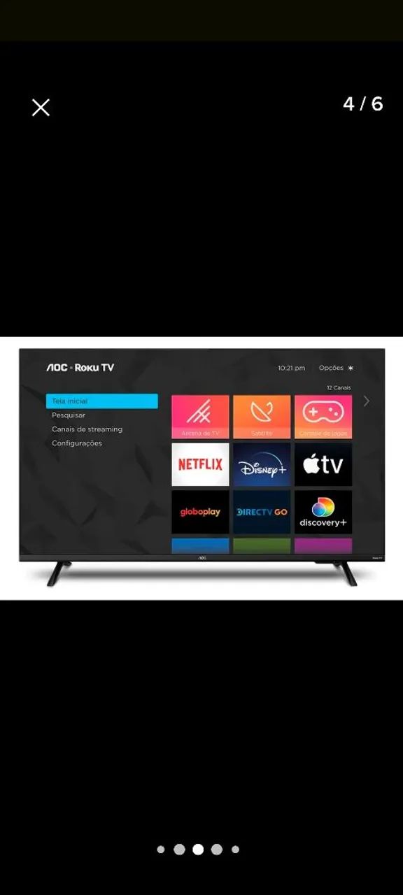 Smart Tv 43 nova na caixa polegadas