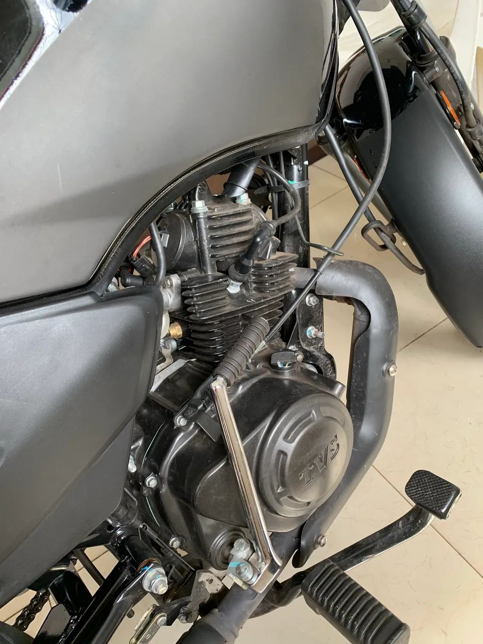Passo TVS 110 partida elétrica e disco