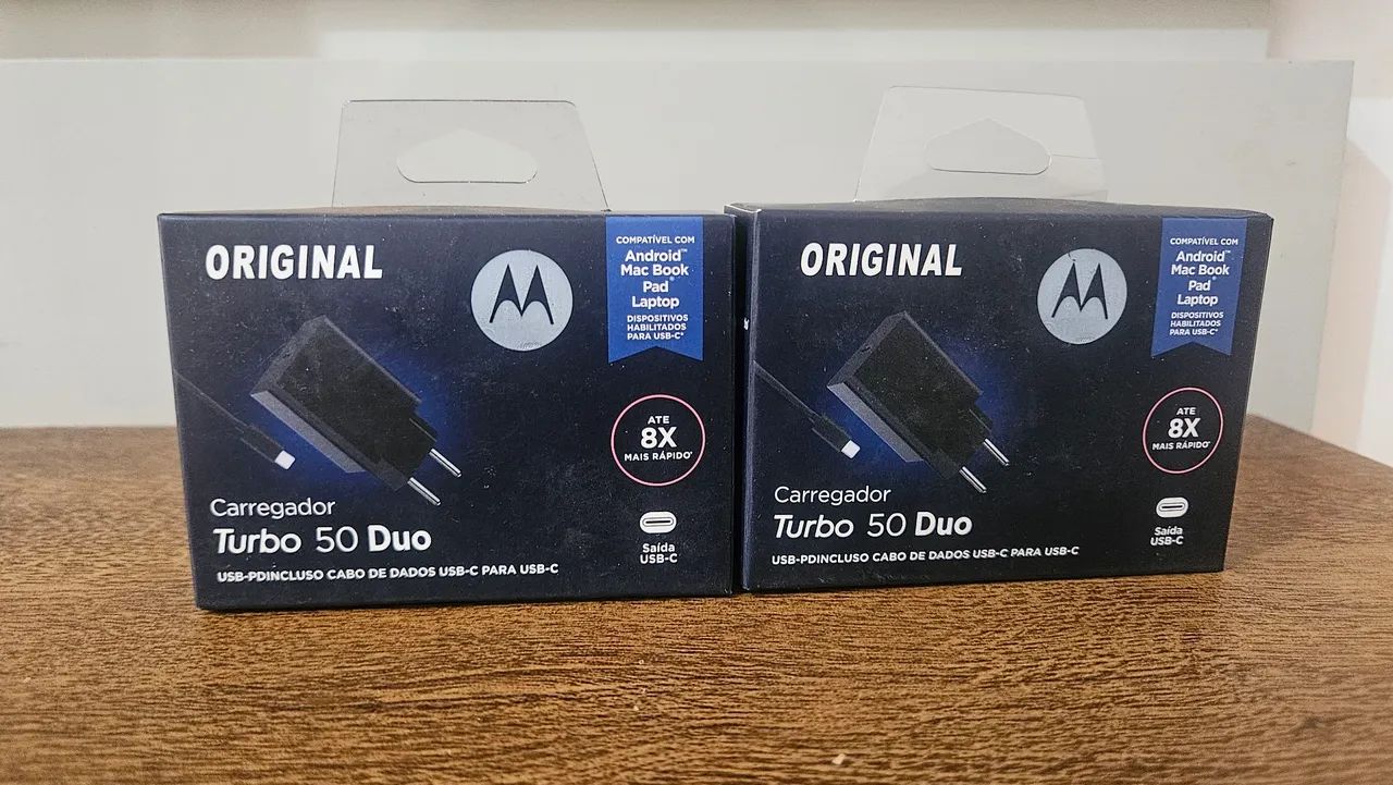 Carregadores Motorola 50w