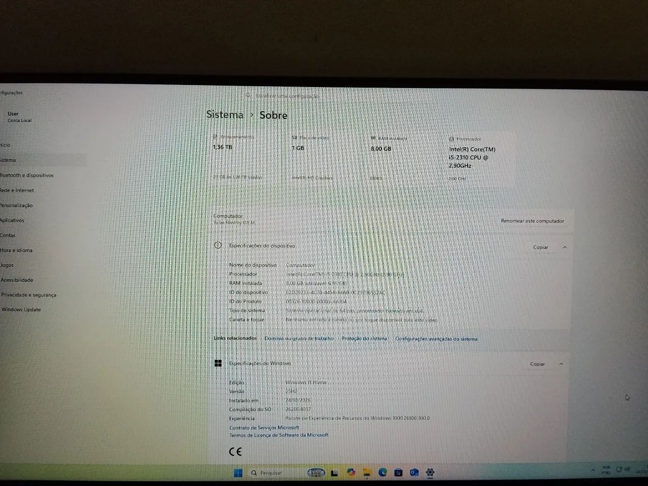 PC Completo para o Dia a Dia - Usado em Bom Estado - Foto 3