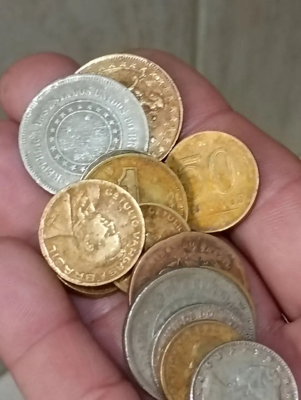 Moedas antigas 105 moedas 