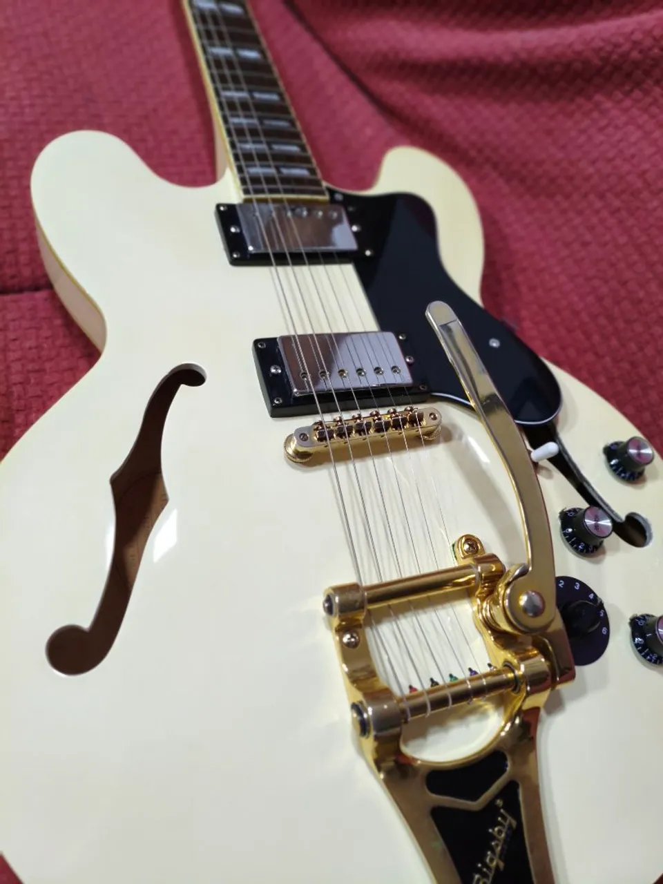 Guitarra Epiphone DOT ES 335 Natural - Instrumentos musicais