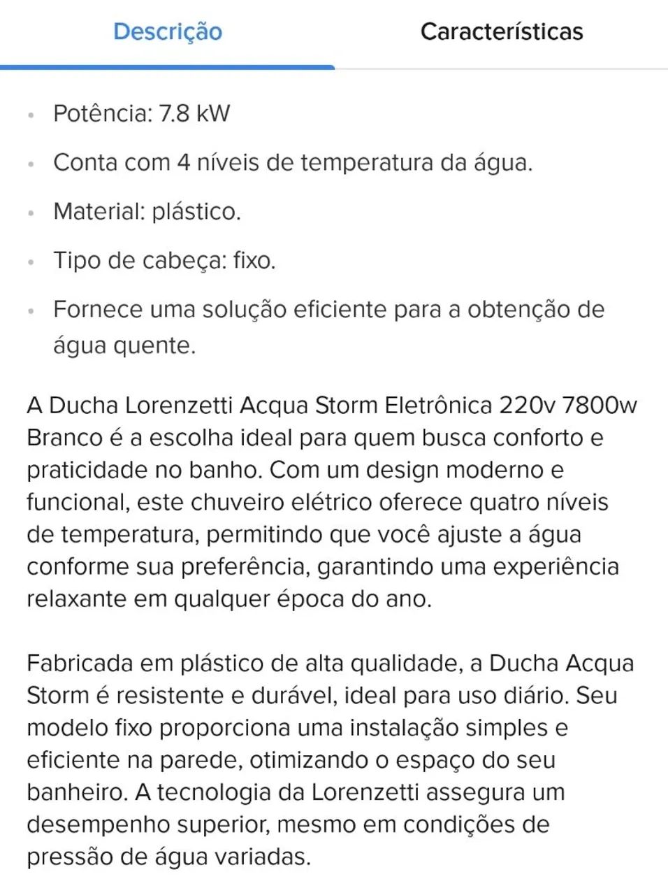 Chuveiro Ducha Lorenzetti  - Foto 2