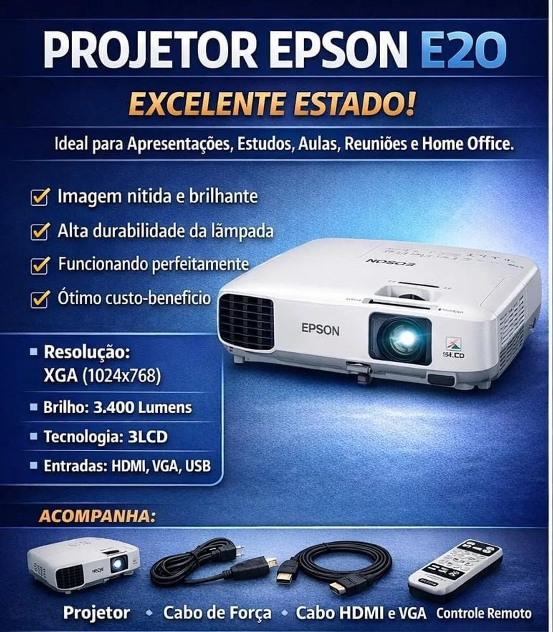 Projetor Epson e20