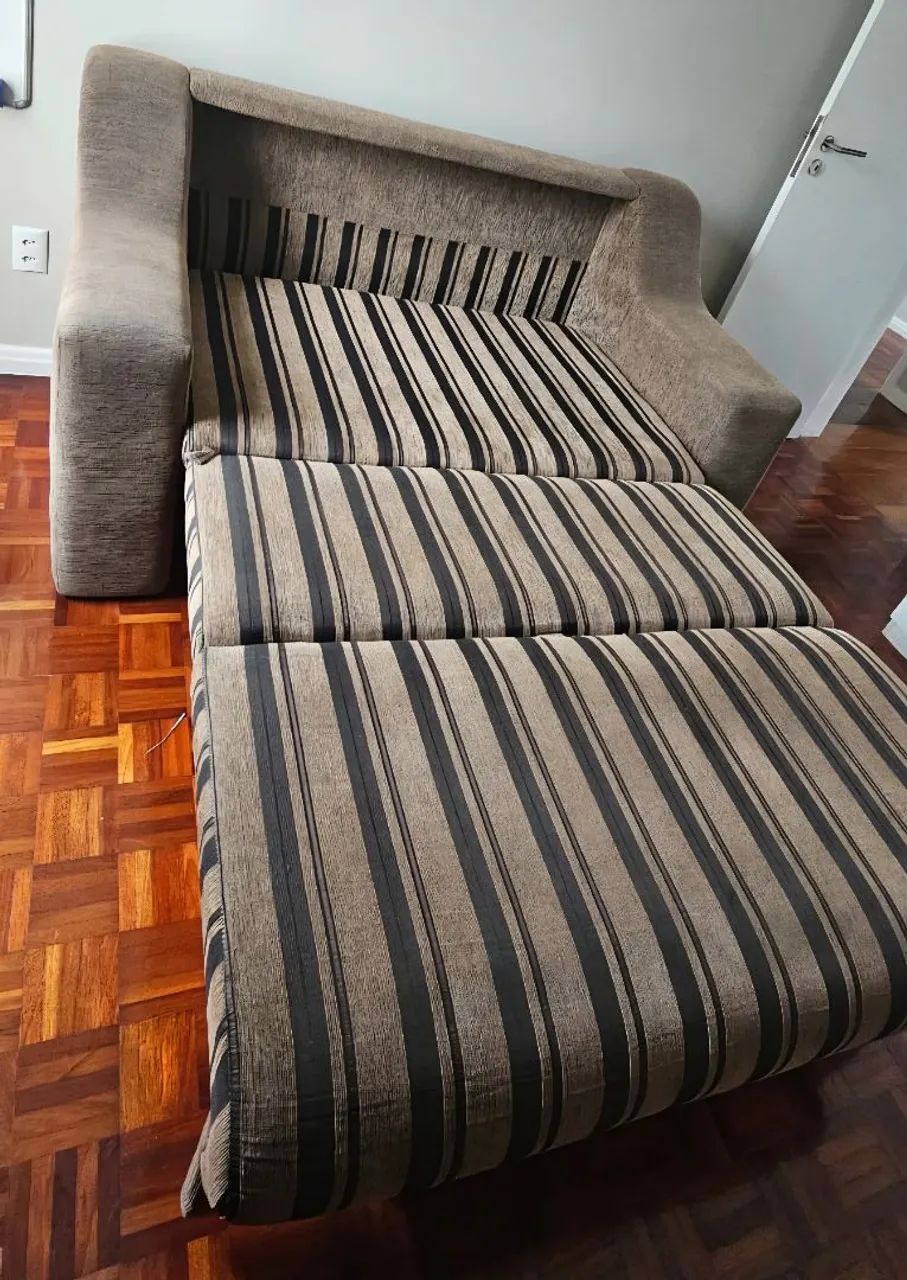 SOFÁ CAMA CASAL COM BAÚ  - Foto 3