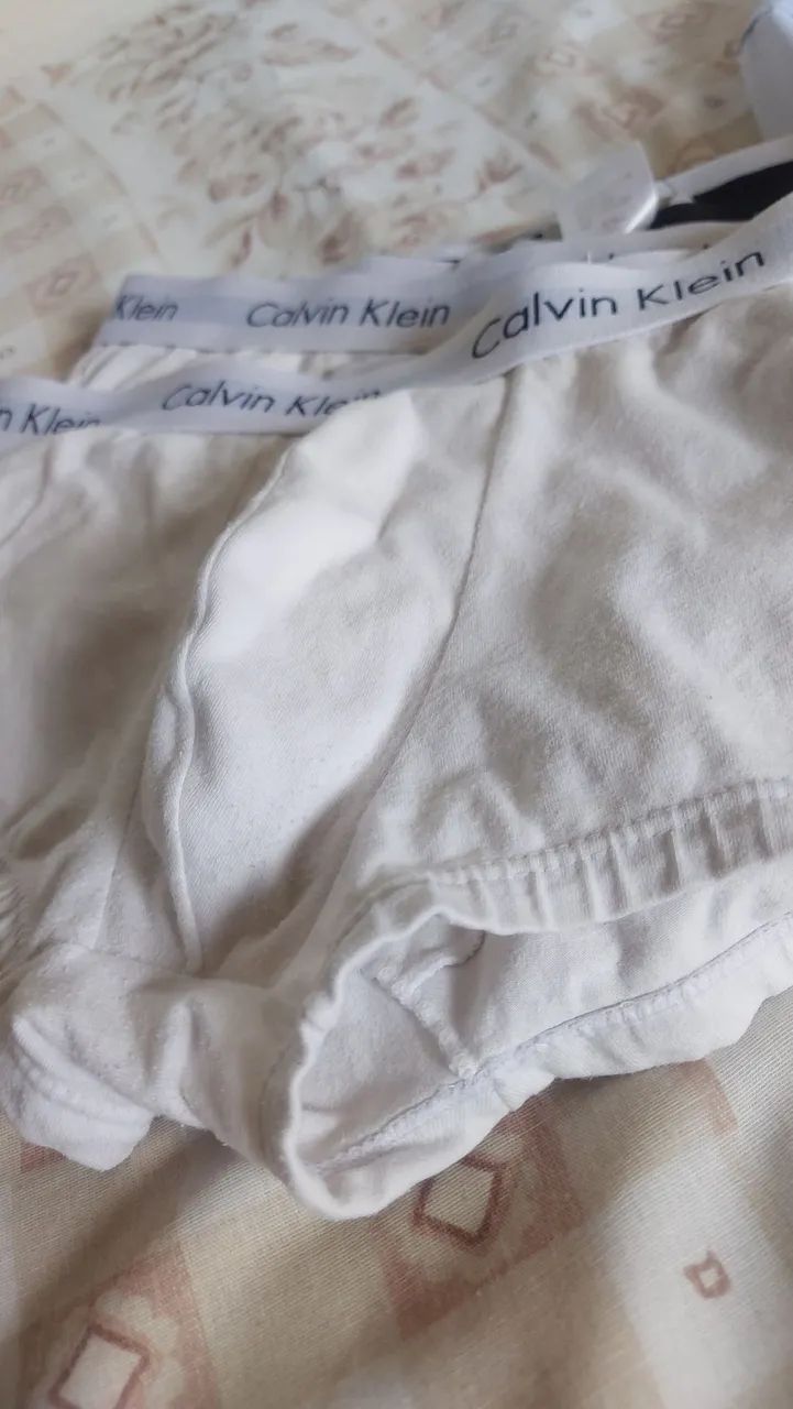 Cueca Calvin Klein branca - M - Foto 3