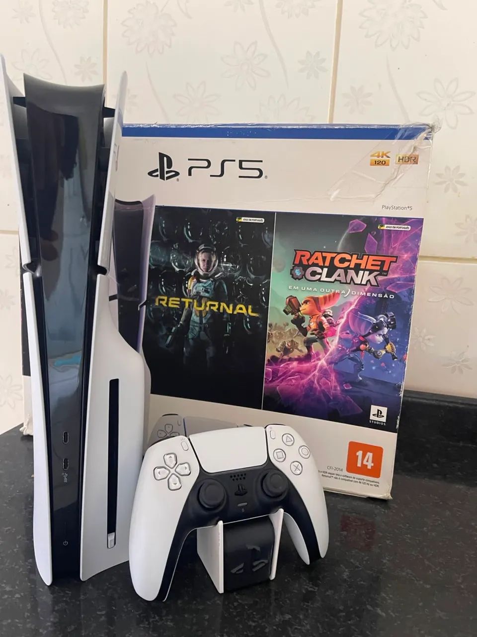 Ps5 Slim Com Leitor ( aceito cartão )  - Foto 3