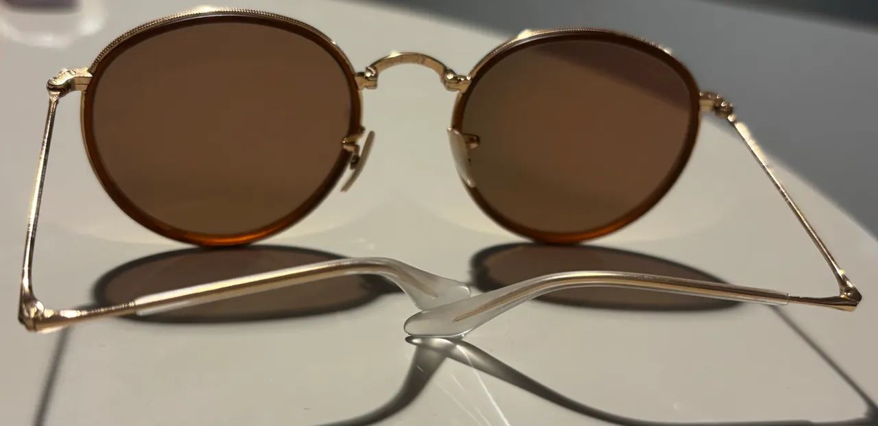 Rayban Rosa espelhado - modelo RB3517 usado - Foto 4