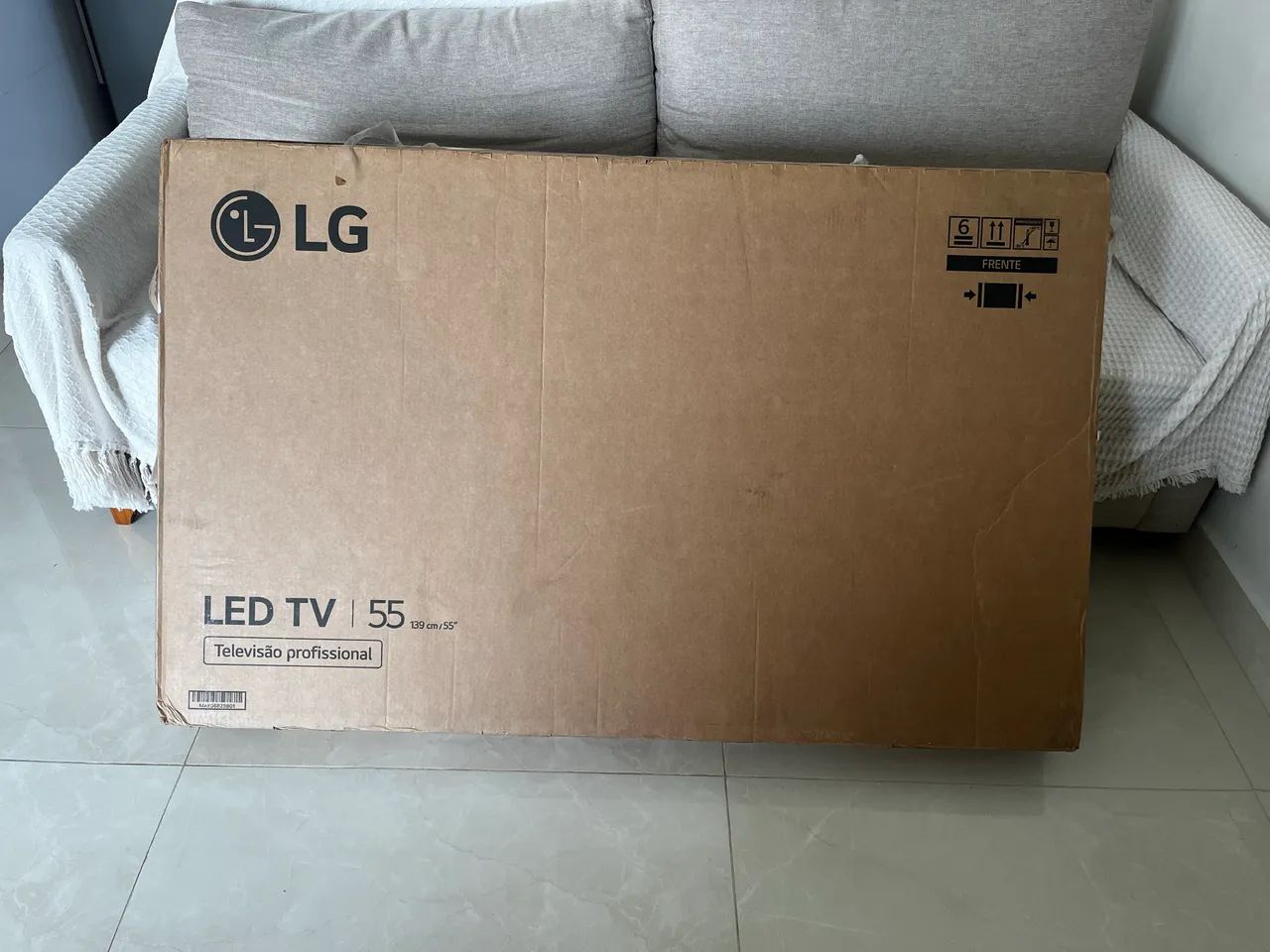 Tv 55 polegadas com a tela quebrada para vender  - Foto 4