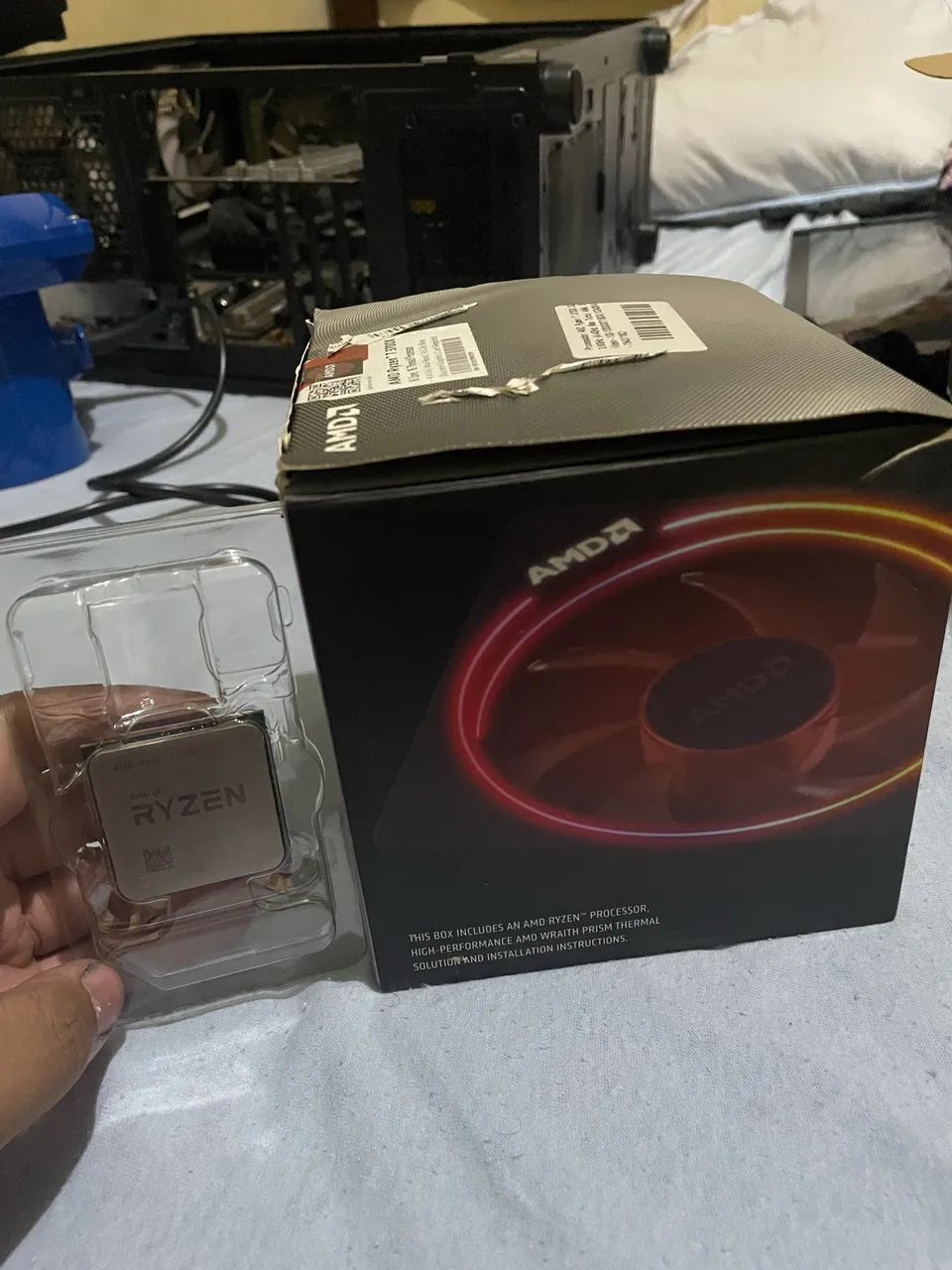 Ryzen 5600 com Cooler Box AMD Wraith prism - Foto 3