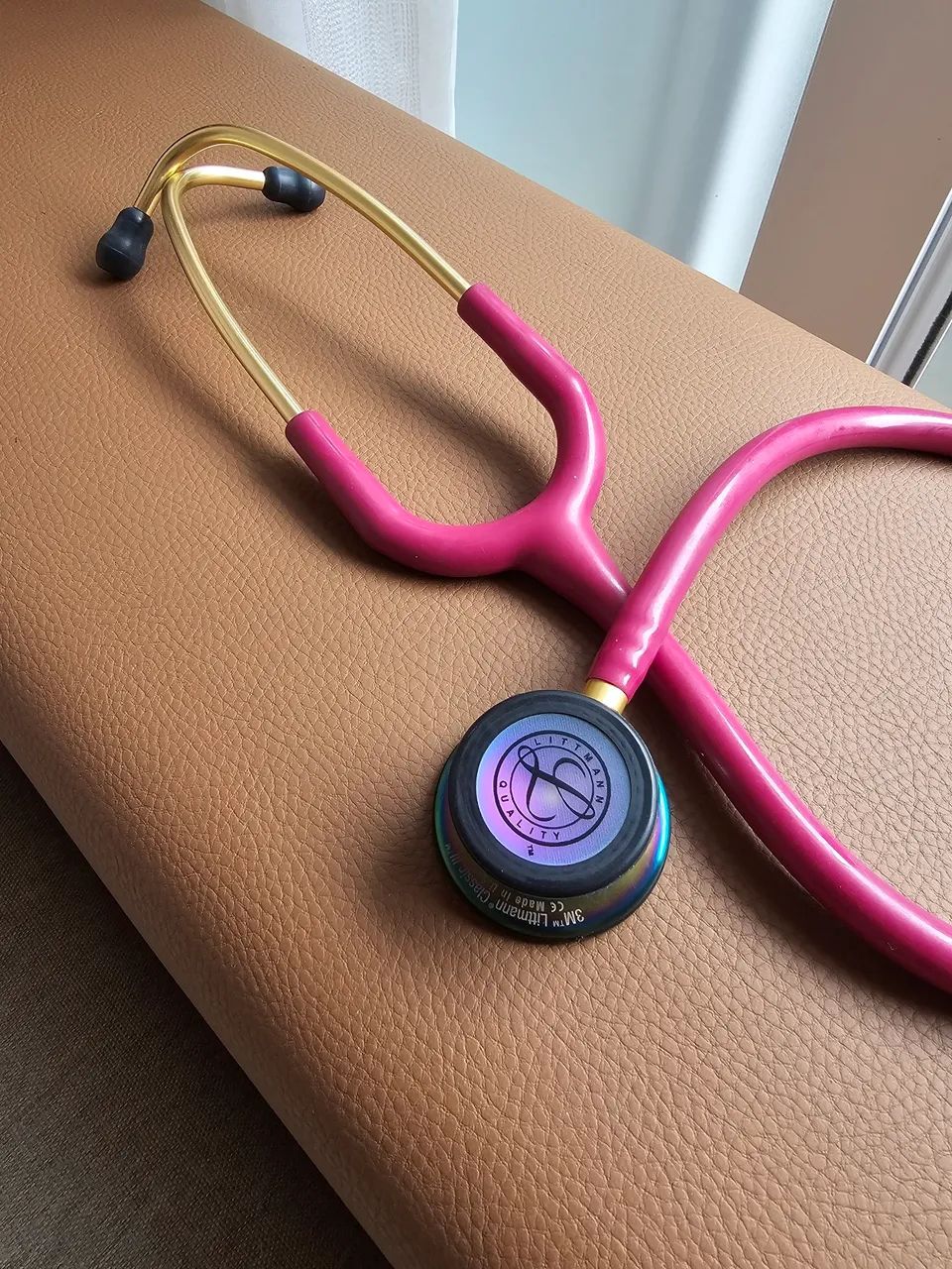 Estetoscópio 3M Littmann Classic III 5806 Framboesa Rainbow