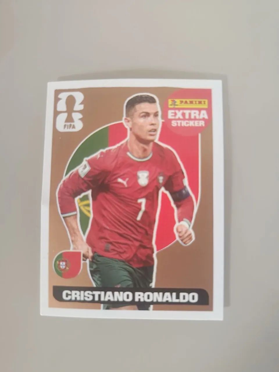 Figurinha copa extra Cristiano Ronaldo panini - Foto 2