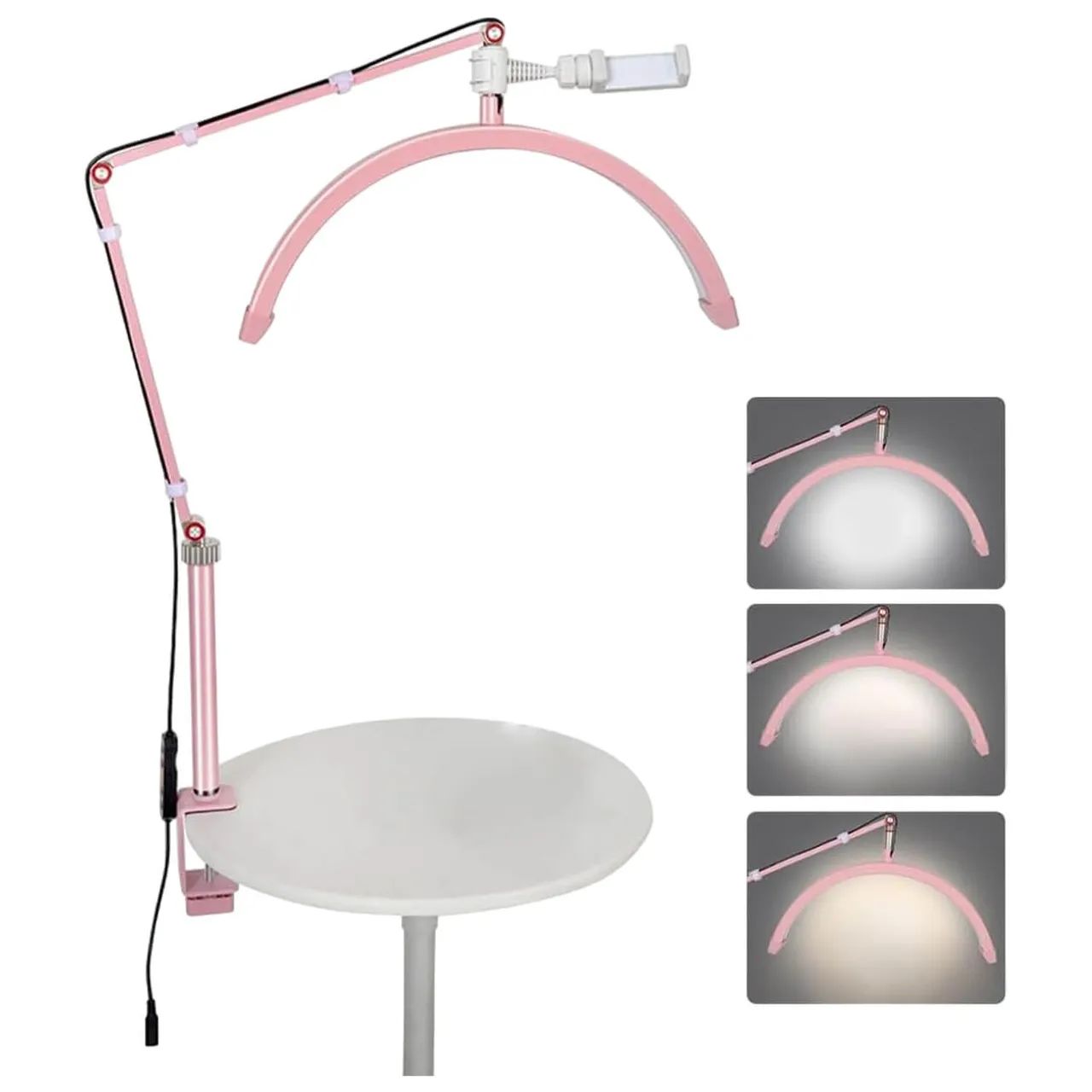 Vendo Luminária Meia Lua De Mesa.