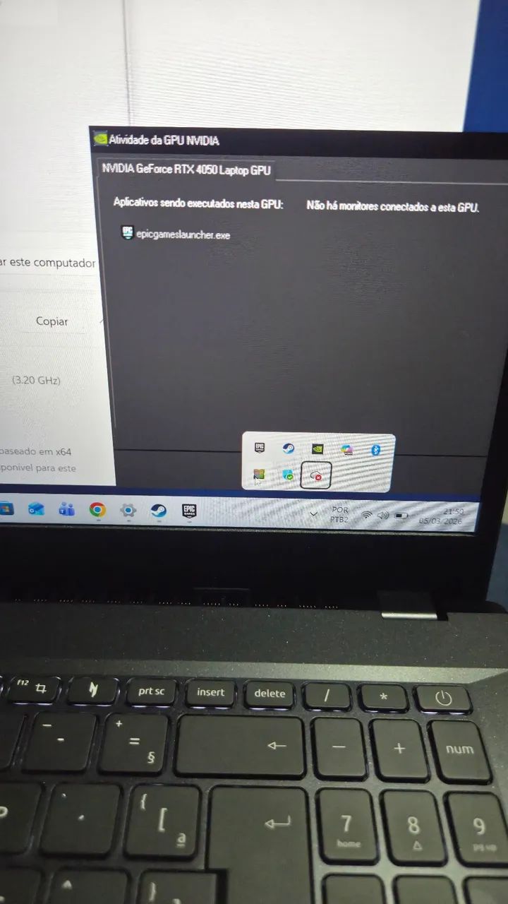 NOTEBOOK GAMER NITRO V15 RTX 4050 NOVO GARANTIA ACER - Foto 6