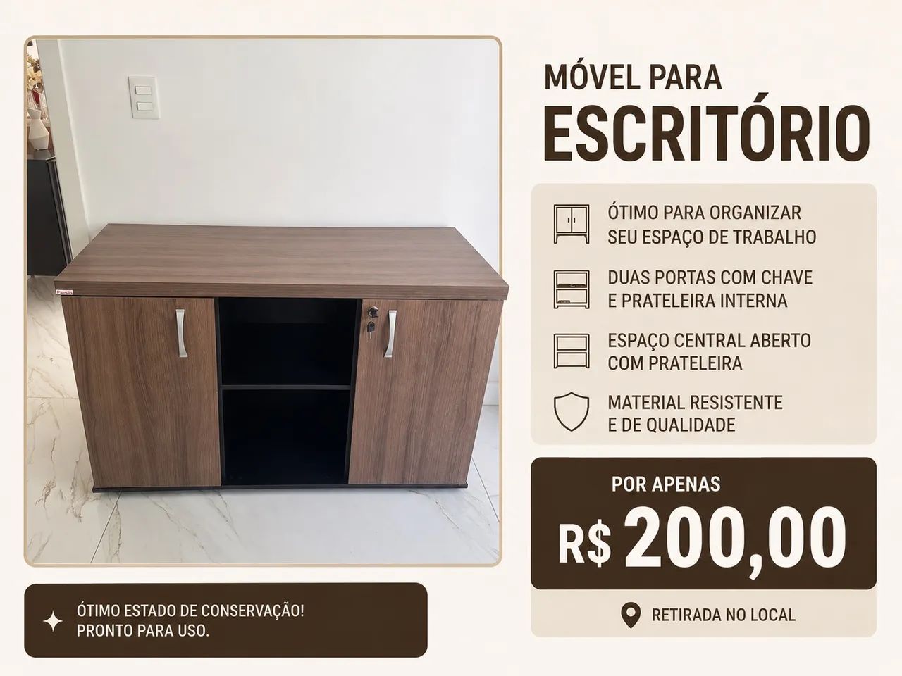 MÓVEL PARA ESCRITÓRIO 