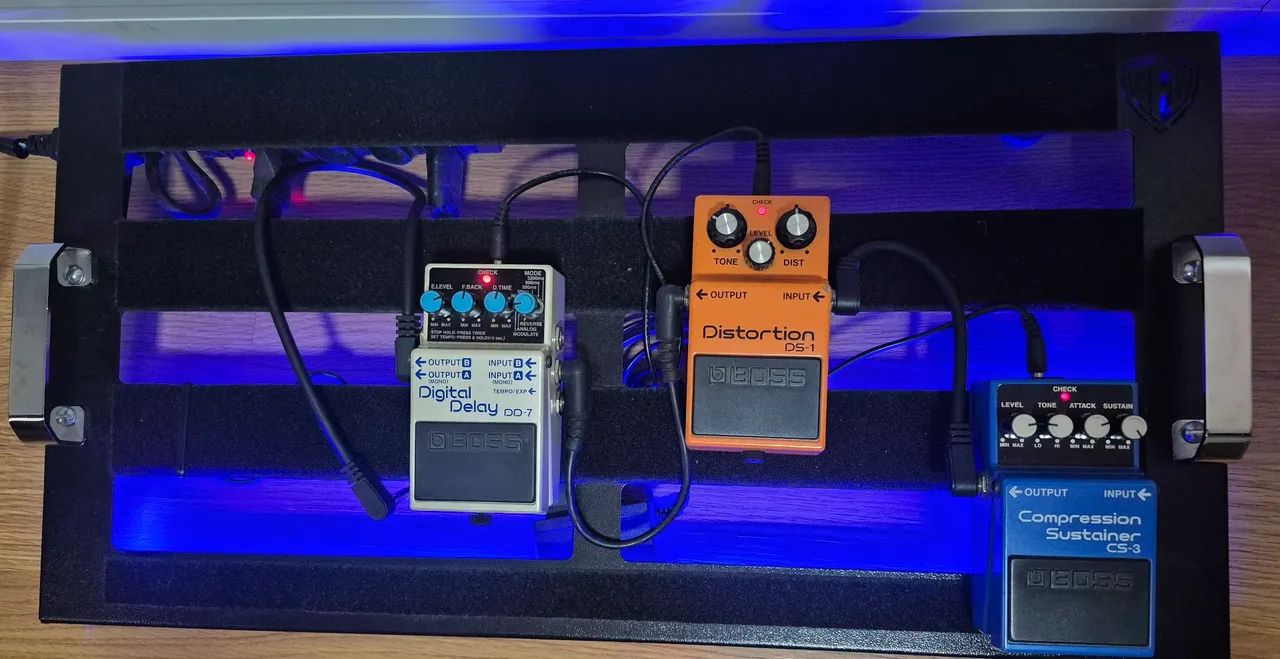 Pedais Boss Guitarra  DD7, DS01 E CS3 Delay, Distorção e Compressor  - Foto 2