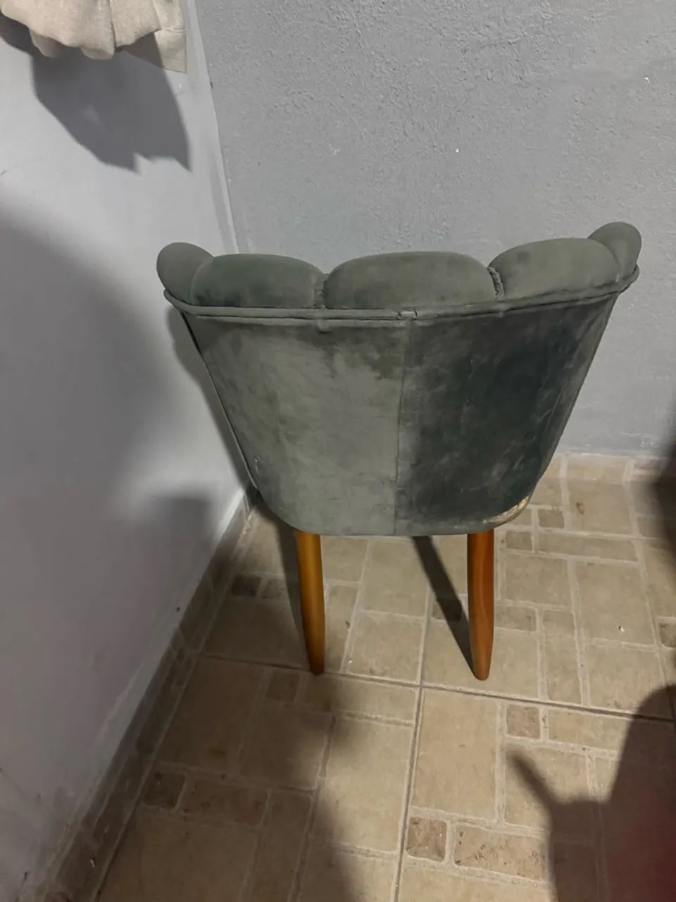 Poltrona suede cinza - Foto 3