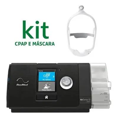 Kit CPAP ResMed Airsense S10 AutoSet + Máscara Nasal Dreamwear Philips