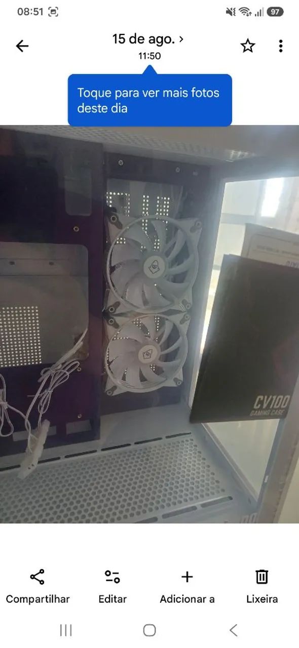Gabinete cv100 branco  - Foto 2