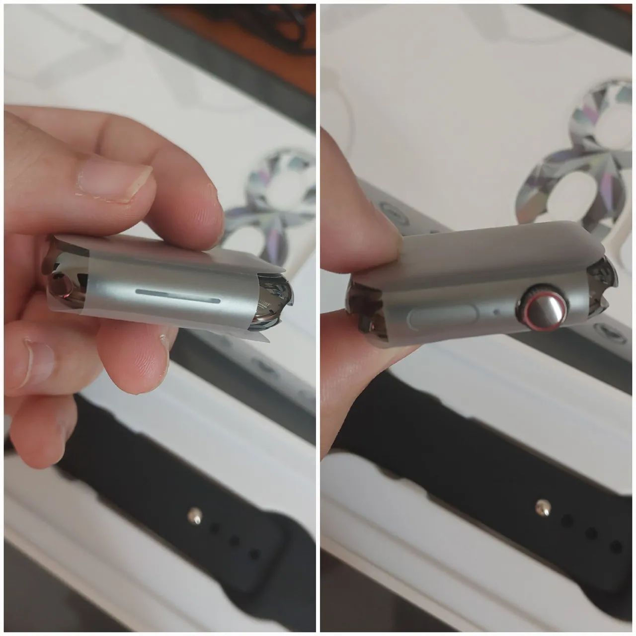 Smartwatch Microwear W58 Inox 45mm Novo - Foto 3